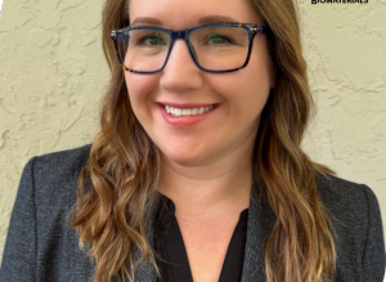 Leah Ford brings nearly two decades of communications experience in biomaterials to the role